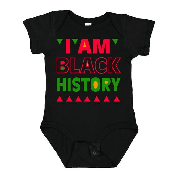Inktastic I Am Black History Boys or Girls Baby Bodysuit