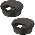 thumbnail image 1 of Cable Grommet Desk Diameter 70mm - Set Of 1 Desk Cable Guide Plastic Black - Cable Through Sheet - For More Organization And Overview In The Workplace, 1 of 4