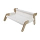 thumbnail image 2 of Sofá cama elevado para gatos, sillón elevado para gatitos, ligero, resistente y cómodo. Blanco, 2 of 9