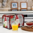 thumbnail image 6 of Gaeub Gnome And Buffalo Plaid Print 2 Slice Toaster Cover, Toaster Bags,Small Appliance Toaster Cover for Kitchen,Toaster Oven Dustproof Cover, 6 of 7