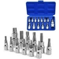 thumbnail image 1 of Ensemble de 13 Douilles Torx T8-T70 S2 Acier Hexagonal Clés Outil Tournevis, 1 of 5