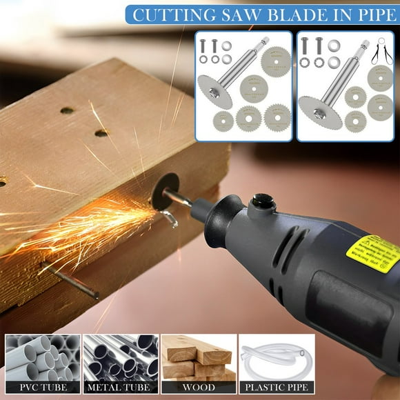 1 Set PVC Pipe Inside Cutter Stainless Steel Plumbing Inside Cutter with 1/4 Inch Hex Shank Internal Plastic Pipe Cutter and Blades for Plastic Pipe Cutting Set 1