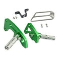 thumbnail image 2 of Colaxi 2Pcs Motorcycle Rear Foot Pegs Footrests Race Pedals Step Footpegs Replacement Anti Scalding Protection Plate for Klx230 Green, 2 of 8