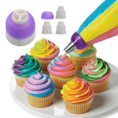 

Three-color Piping Converter Adaptador De Boquillas De Pastelería Pasteles