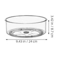 thumbnail image 2 of UPOUART Seasoning Storage Container Round Transparent Acrylic Spice Storage for Cooks 1Pack, 2 of 8