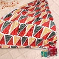 thumbnail image 3 of Gogreen Christmas Sherpa Fleece Twin Blanket for Couch Bed Sofa Adults -Soft and Warm Blanket for Winter, Thick and Fuzzy Throw Blanket (Christmas Trees), 3 of 8