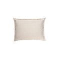 thumbnail image 4 of Natural Beige Fringe So Soft Linen Pillows 14x20 Down Alternative Insert, 4 of 12