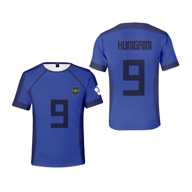 Blue Lock Anime T Shirts 2024 Summer Mens Short Sleeved Cartoon