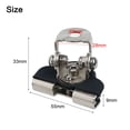 thumbnail image 3 of For Car Led Light Bar Brackets 2Pcs For Suv Hood Spotlight Installation Silver Mingyiq, 3 of 9