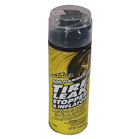 Gold Eagle 21703 Non-Flammable Tire Leak Stopper and Inflator - 14 av