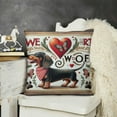 thumbnail image 2 of Dag Home Pet Throw Pillow Covers, A Deserves A Good Bone Pillows Cushion Case for Sofa Couch, 2 of 5