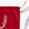 thumbnail image 3 of Simply Daisy Cool Dude Holiday Reindeer 18 x 29 in Red Laundry Bag, 3 of 3