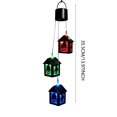thumbnail image 2 of Halloween Solar Wind Chime Lights, Hanging Ghost Pumpkin Skull Decorative Lantern, Outdoor Garden Yard Porch Holiday Display, Haunted House Fall Festival Seasonal Decorative Lighting, 2 of 7