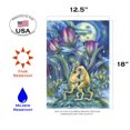 thumbnail image 2 of Toland Home Garden Dancing Frogs Flower Frog Flag Double Sided 12x18 Inch, 2 of 5