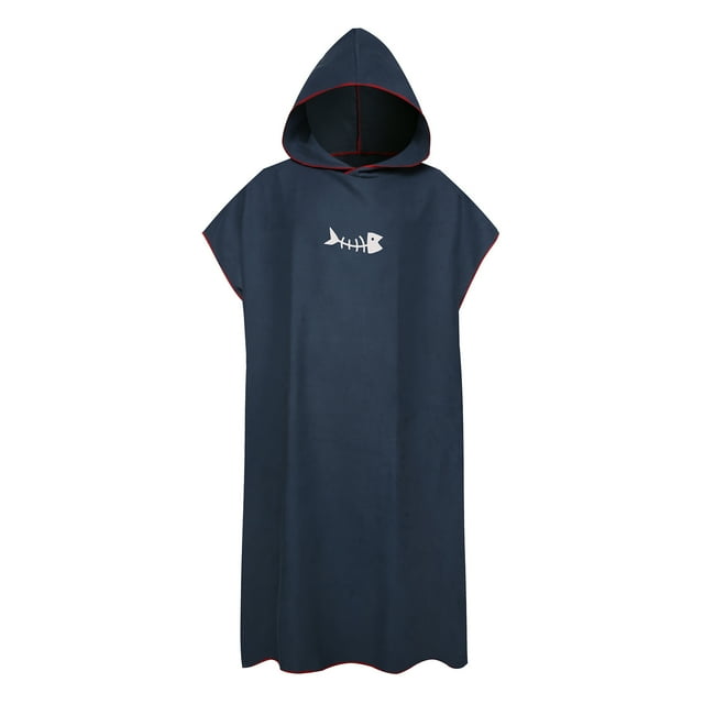 Toalla Poncho de surf Toalla para cambiarse Bata de secado rápido con capucha Manta de playa de micr Tomshoo Toalla