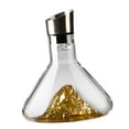 thumbnail image 4 of Stainless Steel Pourer Dispenser Pot with Aerator Filter Hand Blown Iceberg 1600ml, 4 of 9