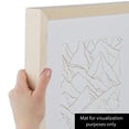 thumbnail image 5 of ArtToFrames 15x18 Inch Muted Warm Silver Picture Frame, This Silver MDF Poster Frame is Great for Your Art or Photos, Comes with Regular Glass (4676), 5 of 7