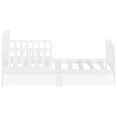Dream on Me Classic Design Toddler Bed, White