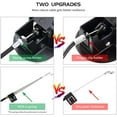 thumbnail image 2 of Mango de repuesto para silla reclinable de metal con cable (2 juegos), cable de liberación para silla reclinable con tirador, mecanismo de piezas de reparación reclinable compatible con la mayoría de, 2 of 5