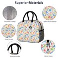 thumbnail image 4 of Womens Pioneer Flower Floral Print Pattern Lunch Box for Work,Insulated Lunch Bag for Women,Loncheras Para Mujer,Leakproof Adult Lunch Bag for Work,Beach,Travel,Picnic,Camping, 4 of 6