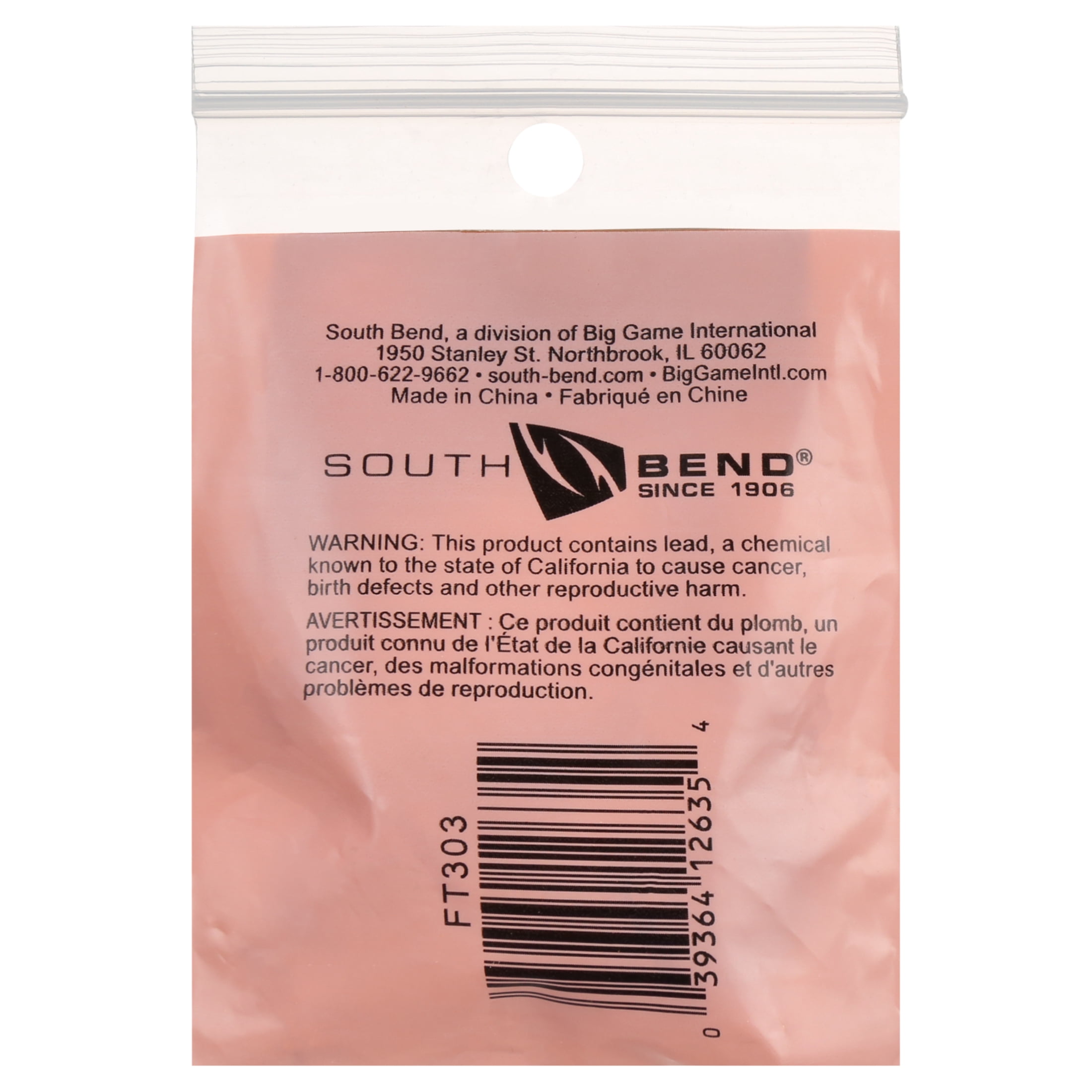 South bend slip cast 1-1/4" spin floats 2 ct bag