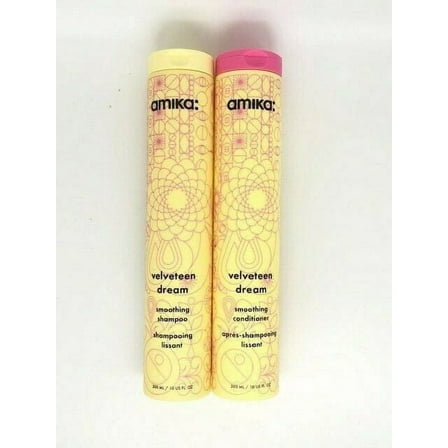 Amika Velveteen Dream Smoothing Shampoo & Conditioner 10 oz Duo