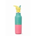 thumbnail image 2 of Klean Kanteen Rise Classic Insulated Water Bottle - Keep Drinks Cold for 42 Hours - Stainless Steel - Insulated Water Bottle - Leakproof - Flip Seal Sport Cap - 16 oz - Turquoise Kaleidoscope, 2 of 6