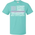 thumbnail image 3 of Inktastic Breast Cancer Awareness Pink Ribbons and Flag T-Shirt, 3 of 5