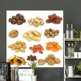 thumbnail image 1 of Nuts and Dried Fruits Wall Mural Decal by Wallmonkeys Vinyl Peel and Stick Graphic (48 in W x 46 in H), 1 of 4