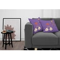 thumbnail image 3 of Ambesonne I Love You Throw Pillow Cover 2 Pack, Magic Happy Rainbow, 18", Violet, 3 of 7