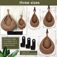 thumbnail image 3 of Cestas de pared estilo granja, soportes ecológicos de yute para productos, bien ventilados para cebollas, ajo, patatas o frutas, incluye ganchos de pared decorativos, juego de tres, 3 of 5