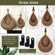 thumbnail image 3 of Cesta colgante de yute estilo bohemio, soporte para macetas de pared para una decoración y almacenamiento versátiles, organizador de cocina decorativo tejido a mano y contenedor de verduras (estilo, 3 of 5