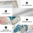 thumbnail image 6 of Teal Sea Turtle Coastal Outdoor Rug for Patio/Deck/Porch, Non-Slip Large Area Rug 4 x 6 Ft, Retro Ocean Summer Beach Coral Indoor Outdoor Rugs Washable Area Rugs, Reversible Camping Rug Carpet Runner, 6 of 8