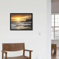 thumbnail image 4 of Nawypu Sea Canvas Wall Art Print: Framed Large Ocean Artwork Sunset Beach Seascape Picture Coastal Sailboats Scene Painting for Living Room Bedroom Art Decor, 4 of 4