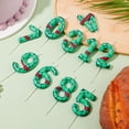 thumbnail image 3 of Turtle Shell Birthday Candles, Green Red Turtle Themed Birthday Number Candle Paraffin Turtle Candle Turtle Birthday Decorations Cake Candle (Number 4), 3 of 7