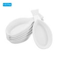 thumbnail image 3 of Uxcell Ink Dish Plate for Chinese Calligraphy, 10 Pcs Plastic Ink Holder, White, 3 of 5