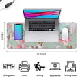 thumbnail image 5 of Long Mouse Pads for Desk,Jack Russell Terrier Dog and Flower Desk Mats on Top Of Desks, Desk Mouse Pad Extra Large with 3mm Non-Slip Base and Stitched Edge for Gaming,Office,Work,Home 31.5"x11.8", 5 of 6