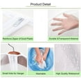 5 Pack Large Clear Garment BagsMoth Proof Garment Bags, Garment Cover