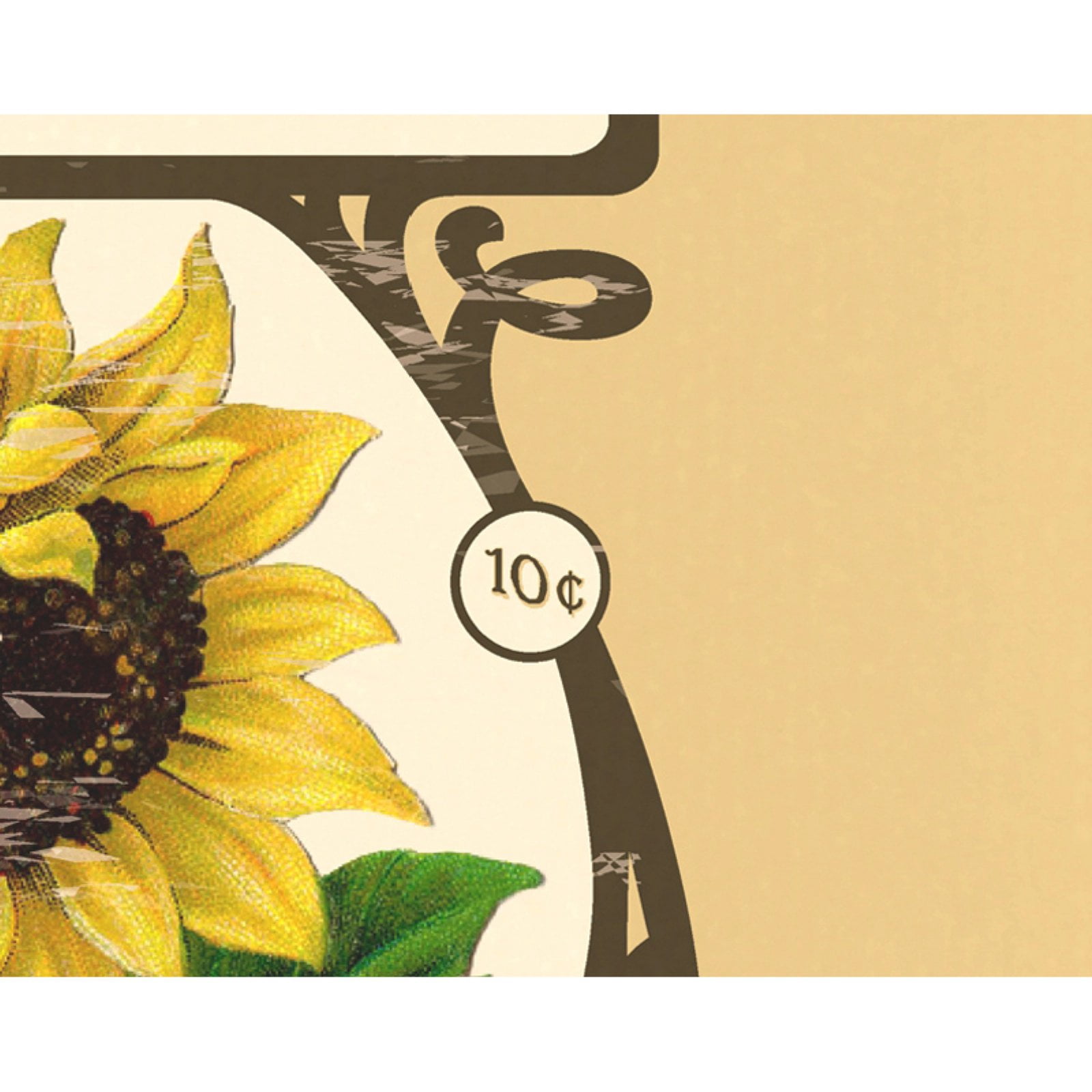 Simply Daisy 18" x 30" Sunflower Floral Print Kitchen Towel