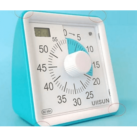 Tatum88 Visual Analog Timer,Silent Countdown Clock, Time Management