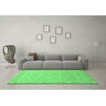 thumbnail image 3 of Ahgly Company Indoor Square Abstract Emerald Green Modern Area Rugs, 5' Square, 3 of 4