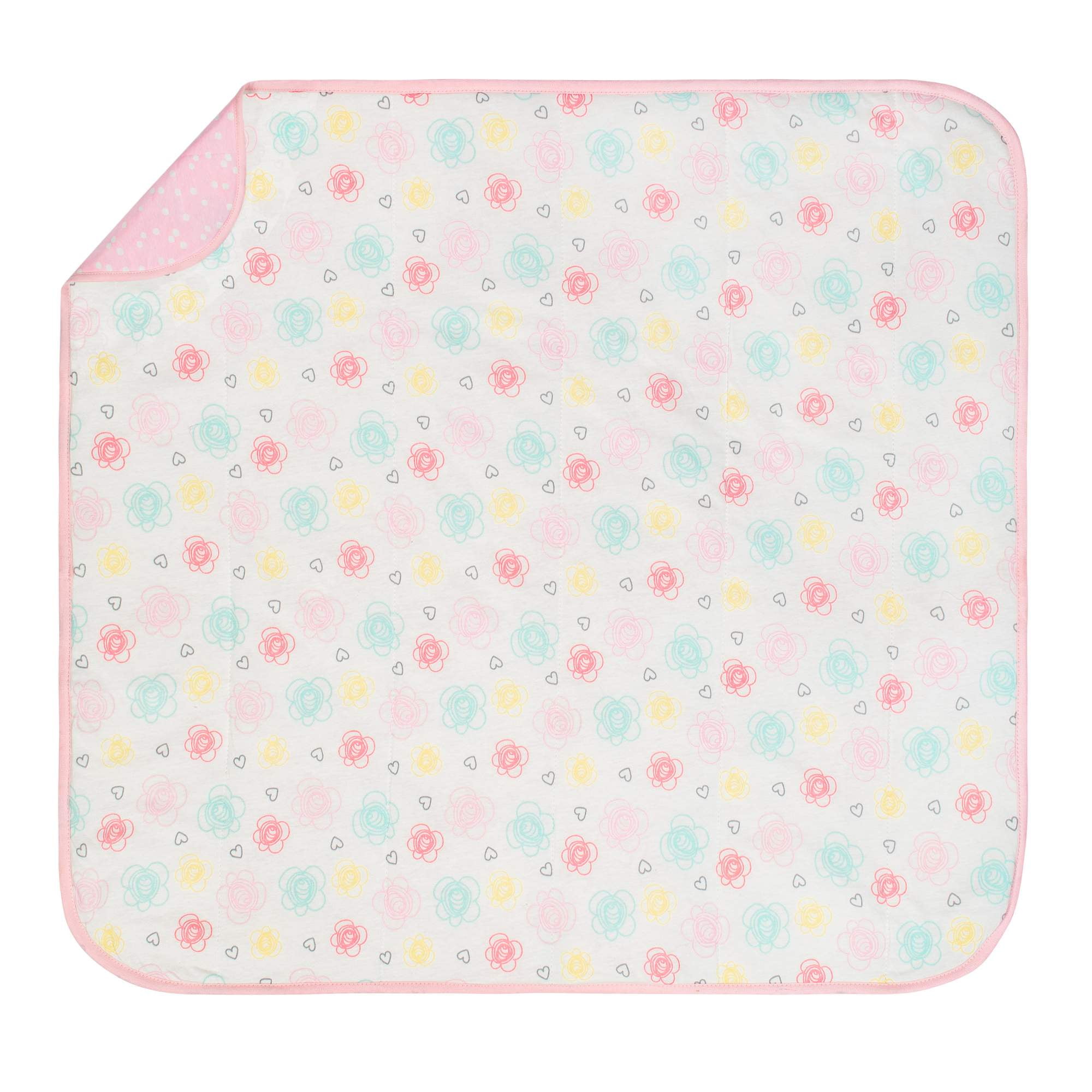 Gerber Baby Girl Organic Cotton 2 Ply Blanket