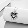 thumbnail image 4 of JEABZEL Gothic Witches Heart Pendant Necklace - 925 Sterling Silver Jewelry for Women - Perfect Gifts, 4 of 6
