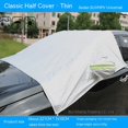 thumbnail image 5 of Cubierta de parabrisas para hielo y nieve, cubierta de nieve para parabrisas de coche, cubierta de hielo para parabrisas con cubiertas de espejo lateral (plateado), 5 of 5