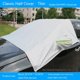thumbnail image 5 of Cubierta de parabrisas para hielo y nieve, cubierta de nieve para parabrisas de coche, cubierta de hielo para parabrisas con cubiertas de espejo lateral (plateado), 5 of 5