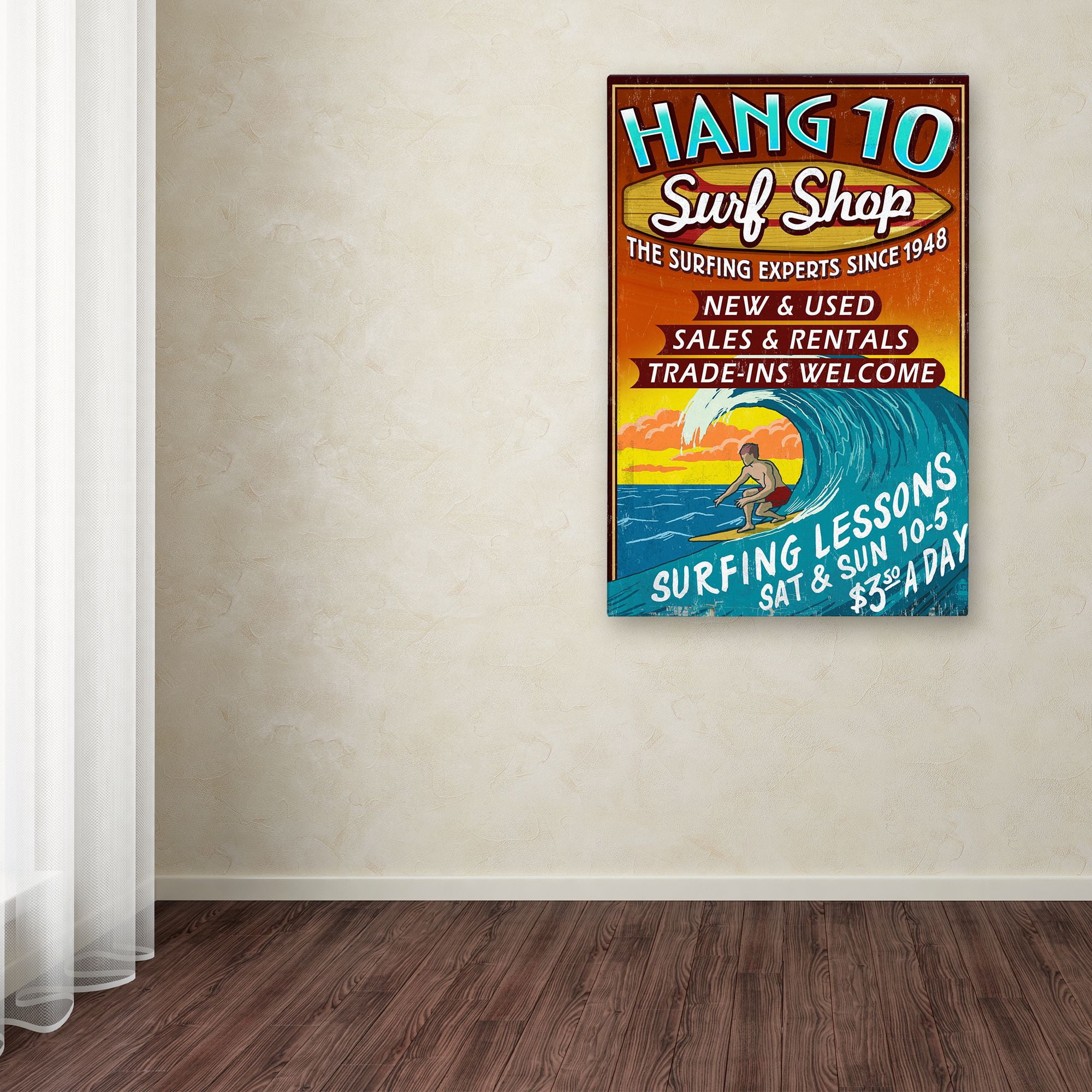 Lantern Press 'Wave' Canvas Art