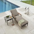 thumbnail image 2 of Patio Festival Thermal Transfer Metal 2-Piece Outdoor Chaise Lounger in Gray, 2 of 7