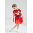 Sesame Street Elmo Baby Girl's Dress Clothes: T-Shirt, Tulle Skirt ...