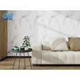thumbnail image 3 of Faux Marble Wall Panels - Sample - Glossy - White, Grey, Black Veins, 3 of 9