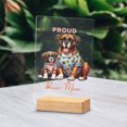 thumbnail image 2 of Happy Mother's Day Proud Boxer Mom Acrylic Plaque Sign Ashwood Base Boxers Dog Lover Gifts Idea Home Desk Decor - 03003, 2 of 5